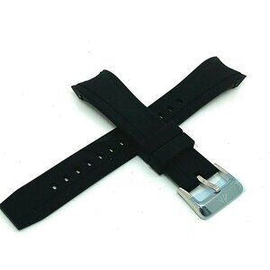 Replacement Band For Citizen Promaster Men's Watch Black Rubber 23mm Lug Strap